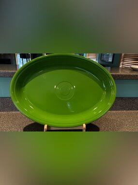 NTW Shamrock 19 1/4 Fiesta Extra Large Oval Serving Platter Homer Laughlin